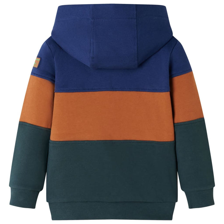 Vidaxl gilet pour enfants avec capuche et fermeture à glissière 92