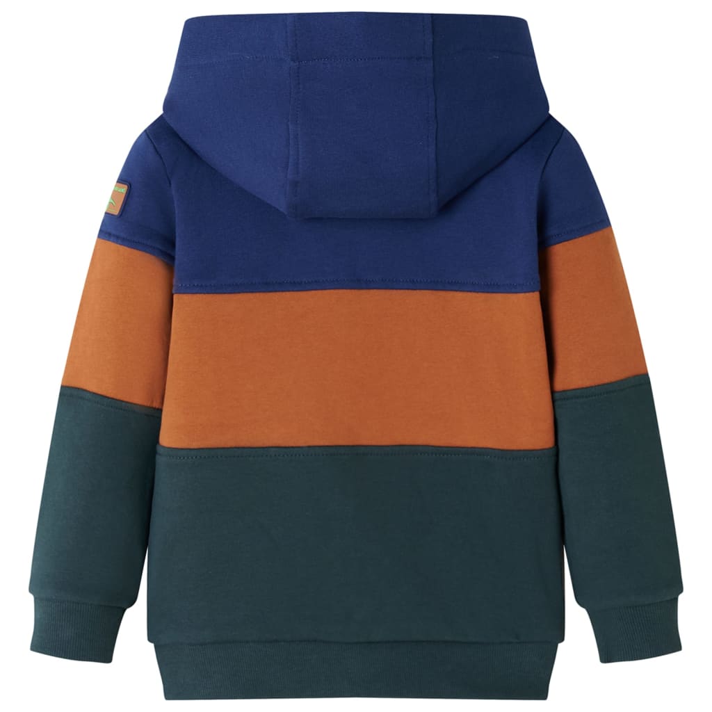 Vidaxl gilet pour enfants avec capuche et rits 116