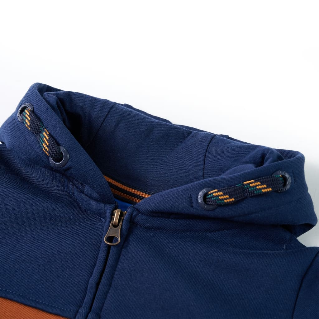 Vidaxl gilet pour enfants avec capuche et rits 116