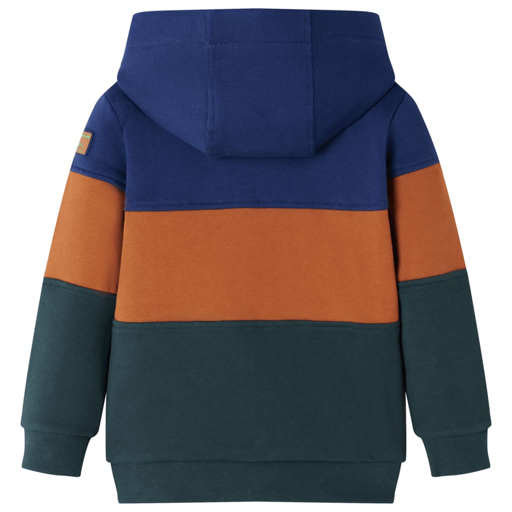 Vidaxl gilet pour enfants avec capuche et rits 128