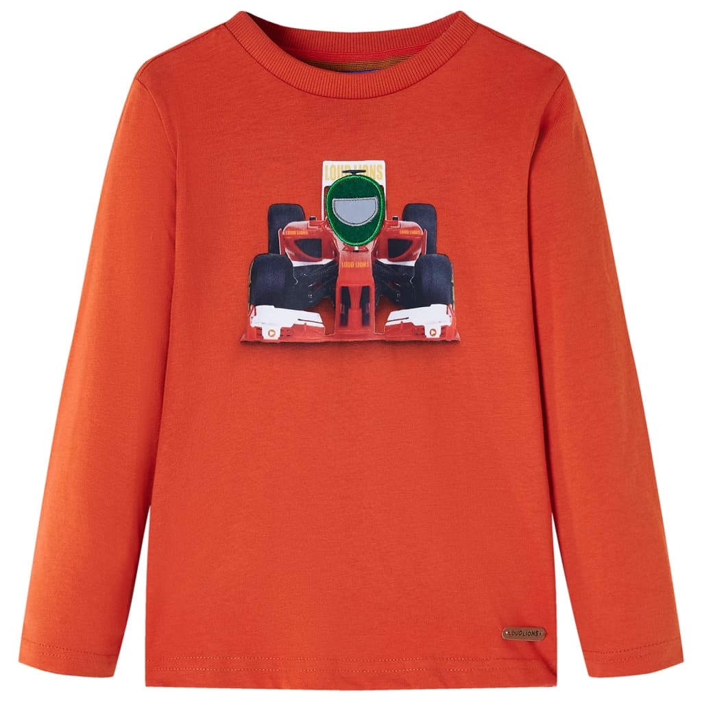 Vidaxl Child's Shirt à manches longues 92 Orange