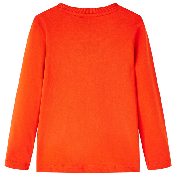 Vidaxl Child's Shirt à manches longues 92 Brightroranje