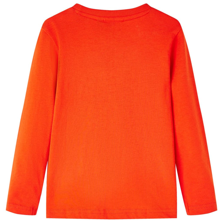 Vidaxl Child's Shirt à manches longues 140 Brightroranje