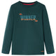 Vidaxl Children's Shirt à manches longues 104 Donkergroen