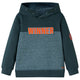 Pull pour enfants vidaxl avec capuche 116 vert foncé