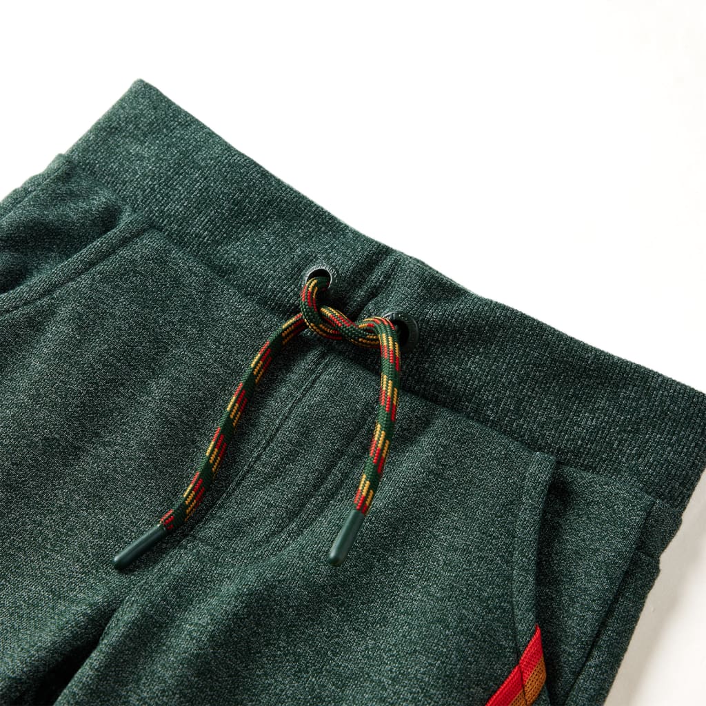 Vidaxl Pantalon de jogging pour enfants 104 Donkergroen