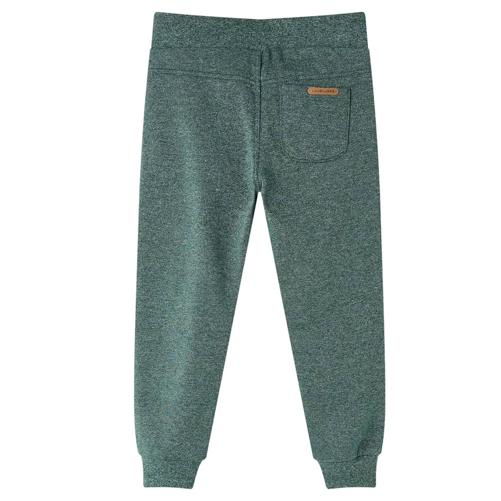 Vidaxl Pantalon de jogging pour enfants 116 Donkergroen