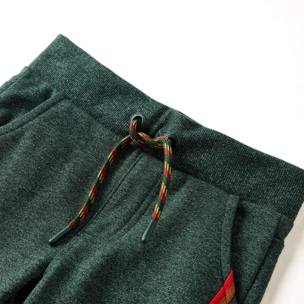 Vidaxl Pantalon de jogging pour enfants 116 Donkergroen