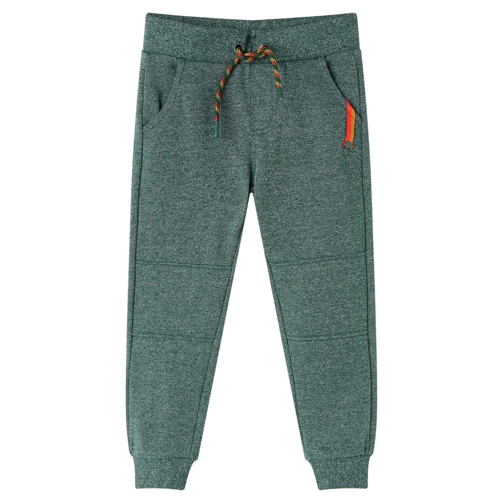 Vidaxl Pantalon de jogging pour enfants 140 vert foncé