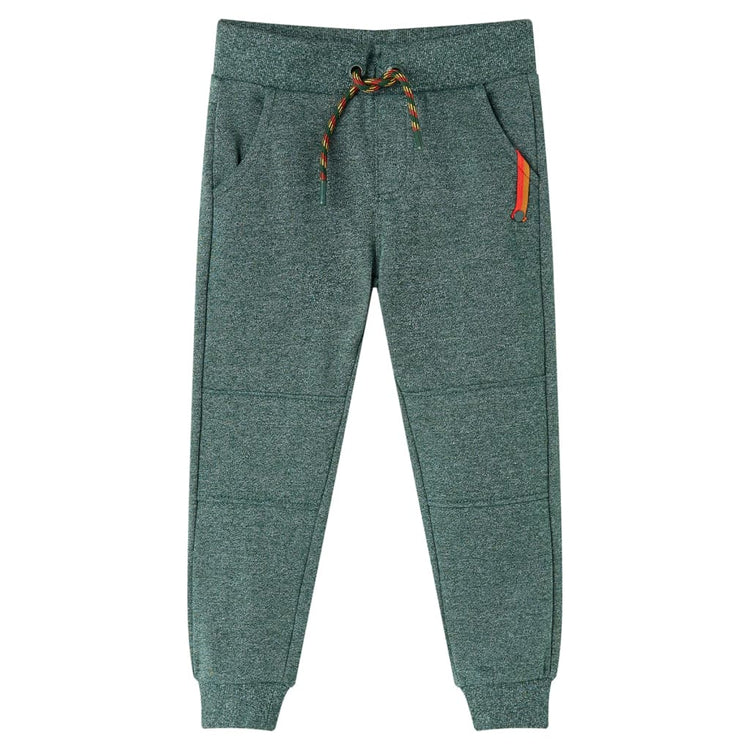 Vidaxl Pantalon de jogging pour enfants 140 vert foncé