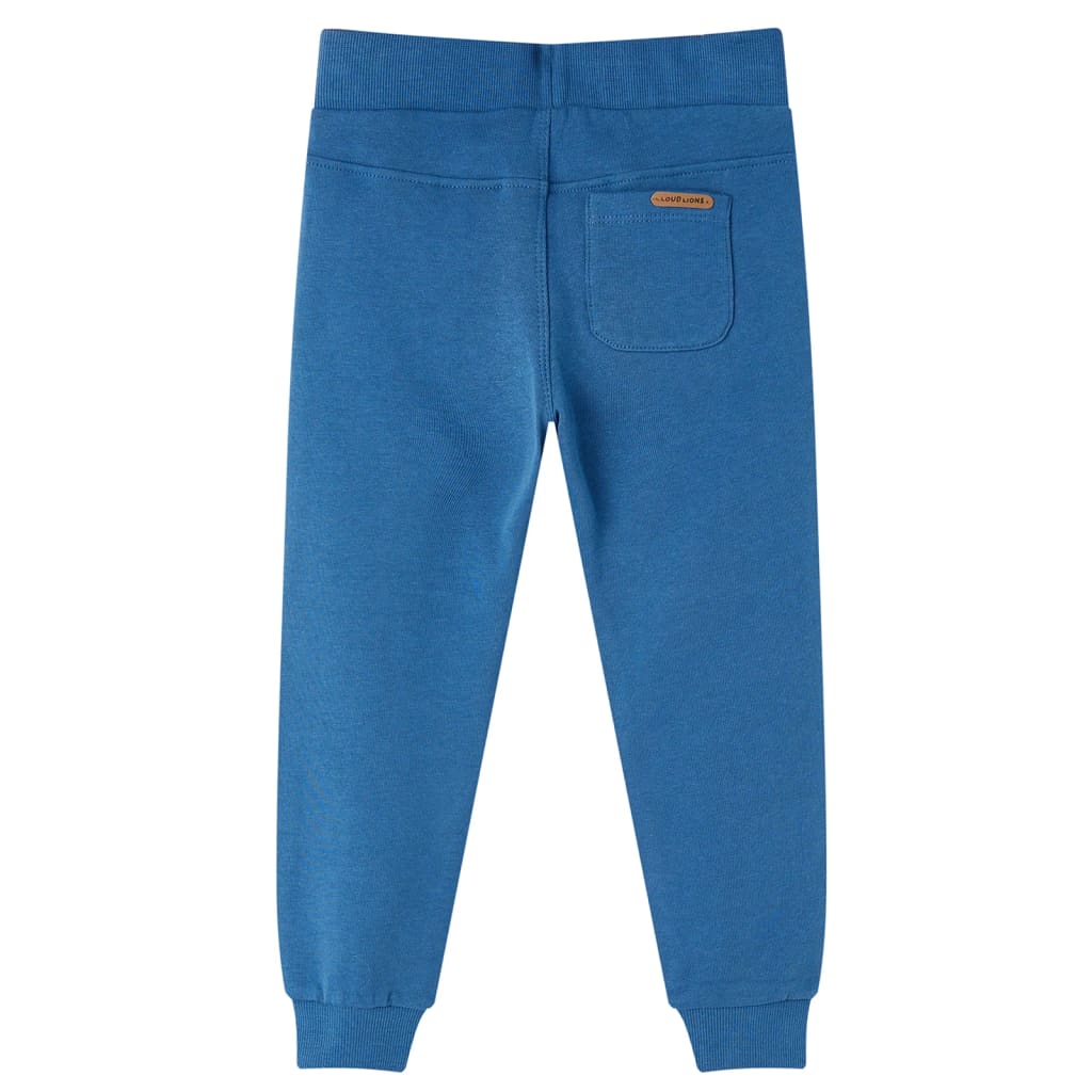 Vidaxl pantalon de jogging pour enfants 128 bleu