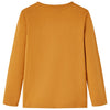 Vidaxl Children's Shirt à manches longues 128 Donkerokerkligent