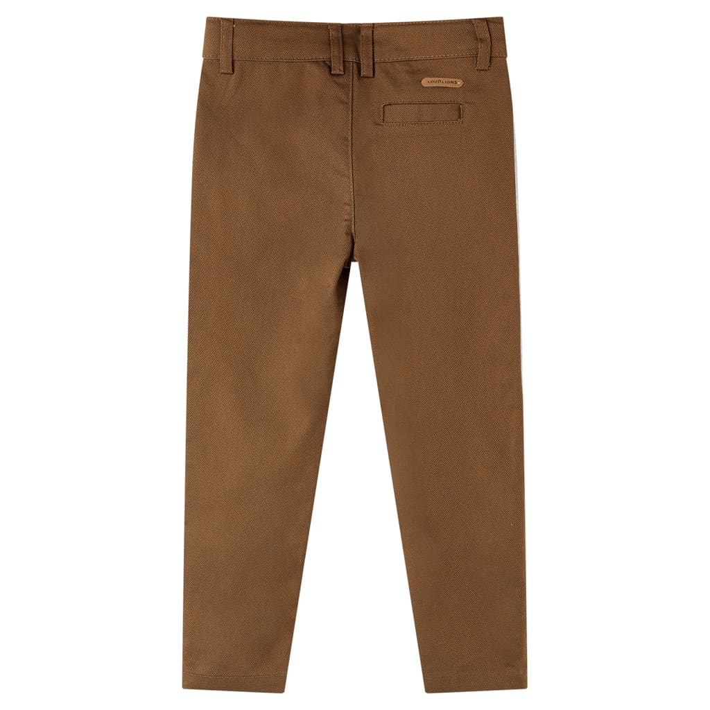 Vidaxl kinderbroek 104 cognac -colored