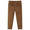 Vidaxl kinderbroek 116 cognac -colored