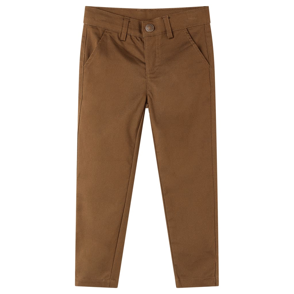 Vidaxl kinderbroek 116 cognac -colored