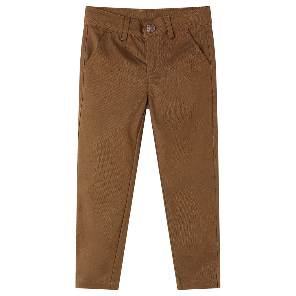 Vidaxl kinderbroek 140 cognac colored