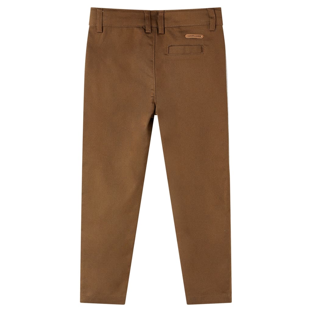 Vidaxl kinderbroek 140 cognac colored