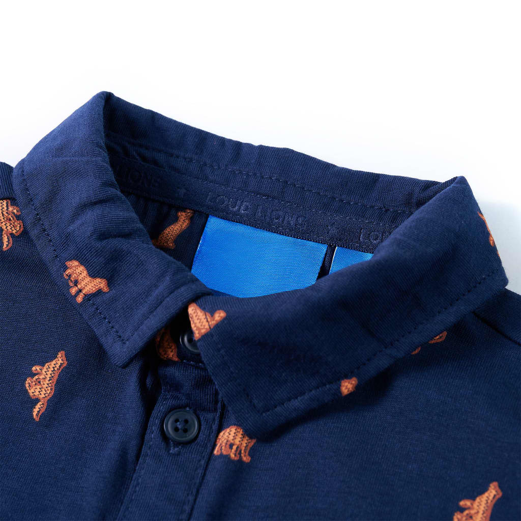 Vidaxl Child's Shirt 92 Navy Blue