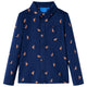 Vidaxl Child's Shirt 104 Navy Blue