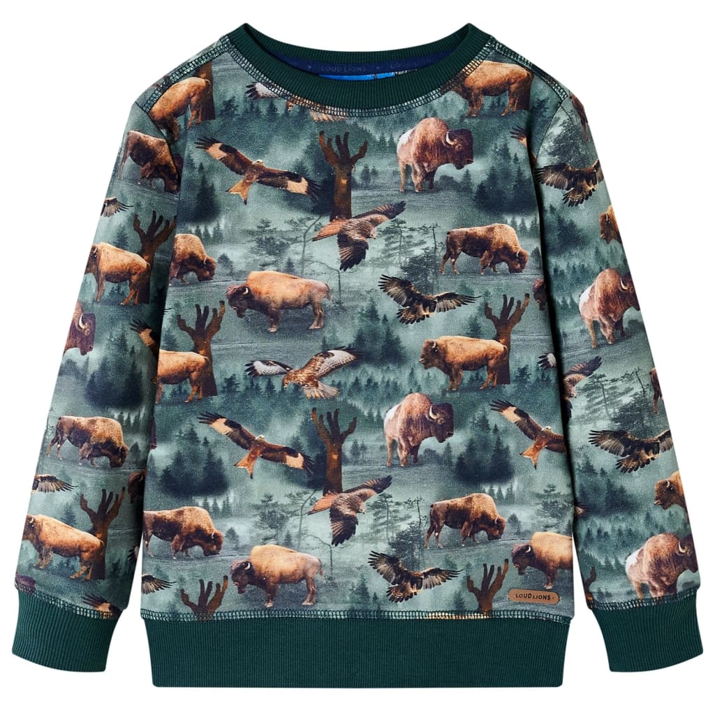 Vidaxl Pull pour enfants 92 vert foncé