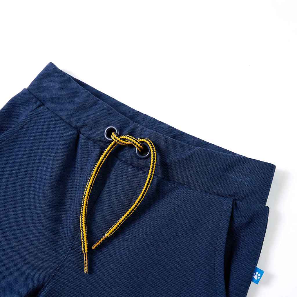 Vidaxl Kinderbroek avec cordonnage 92 bleu marine