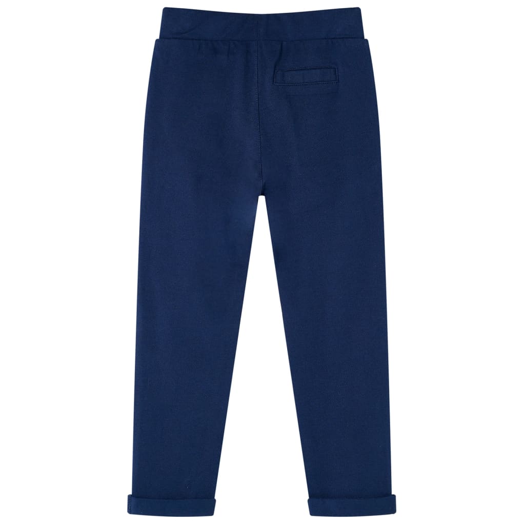 Vidaxl Kinderbroek avec cordonnage 104 bleu marine