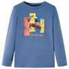 Vidaxl Child's Shirt à manches longues 92 Bleu mélangé
