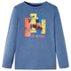 Vidaxl Child's Shirt à manches longues 128 Bleu mélangé