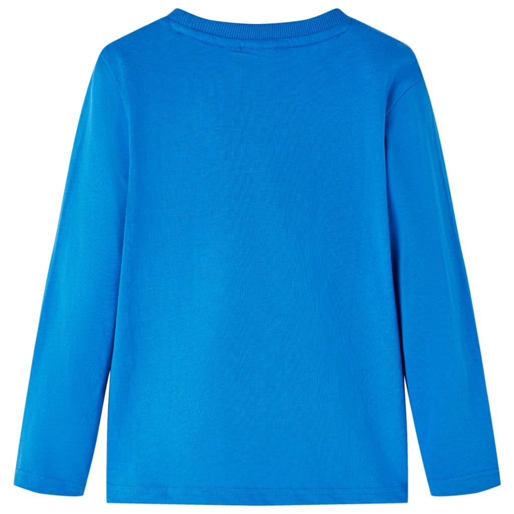 Vidaxl Child's Shirt à manches longues 92 Cobalt Blue