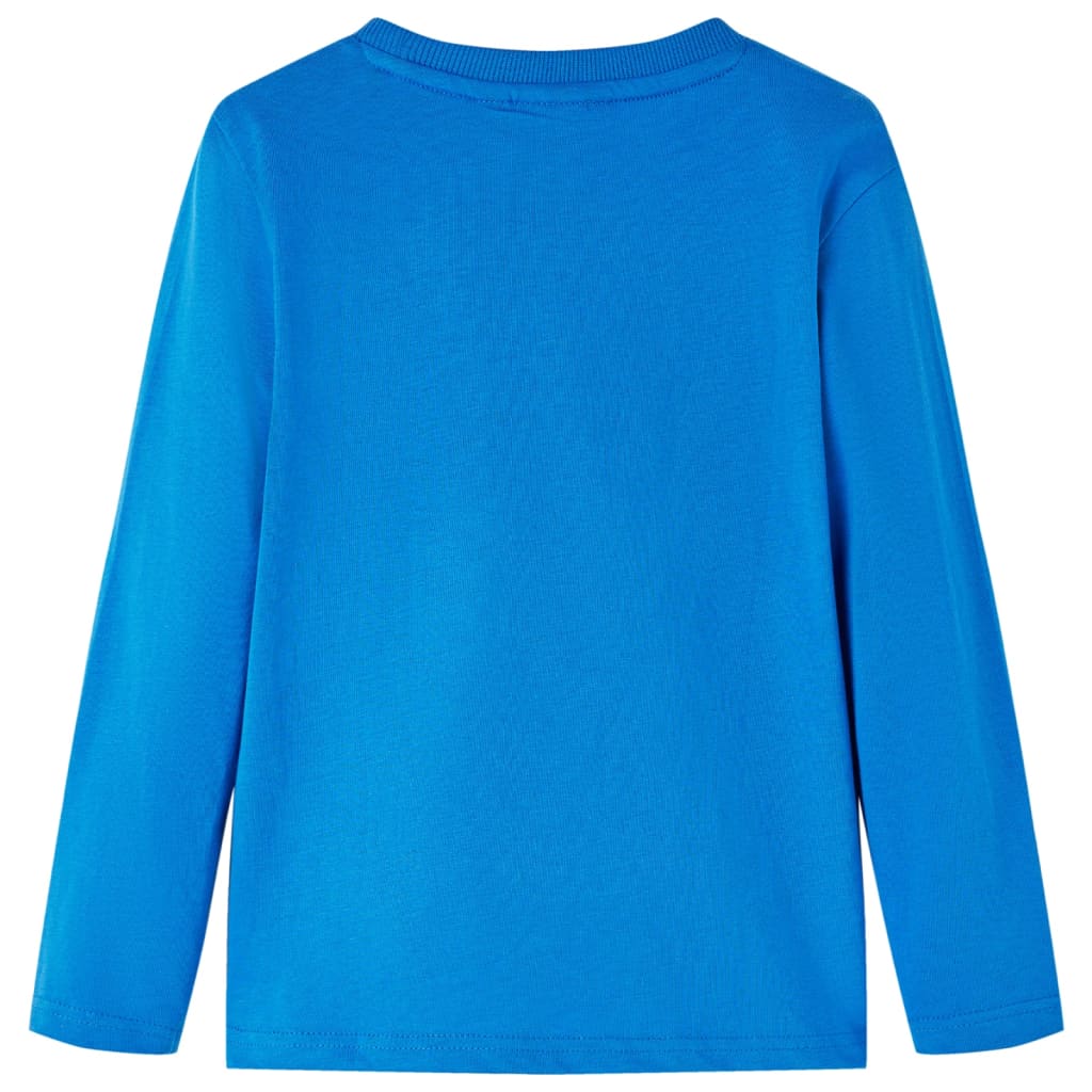 Vidaxl Child's Shirt à manches longues 104 Cobalt Bleu