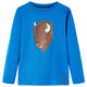 Vidaxl Child's Shirt à manches longues 128 Cobalt Bleu