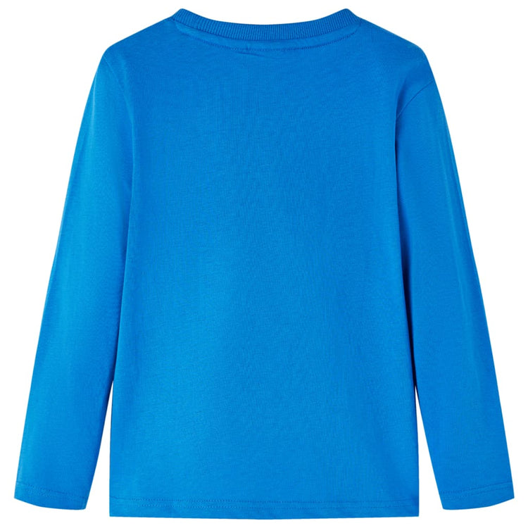 Vidaxl Child's Shirt à manches longues 140 COBALT BLUE