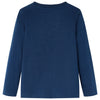 Vidaxl Child's Shirt à manches longues 92 bleu marine