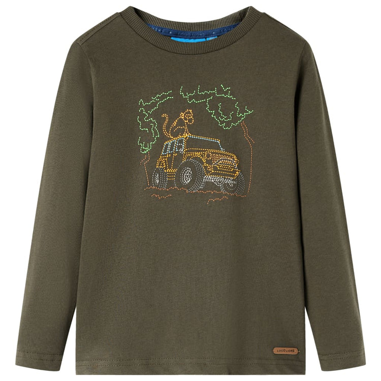 Vidaxl Child's Shirt à manches longues 116 Kakikientig