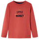 Vidaxl Child's Shirt à manches longues 92 brun rougeâtre
