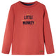 Vidaxl Child's Shirt à manches longues 140 Brown rougeâtre
