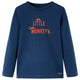 Vidaxl Child's Shirt à manches longues 92 bleu marine