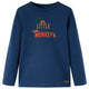 Vidaxl Child's Shirt à manches longues 116 bleu marine