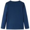 Vidaxl Child's Shirt à manches longues 128 bleu marine
