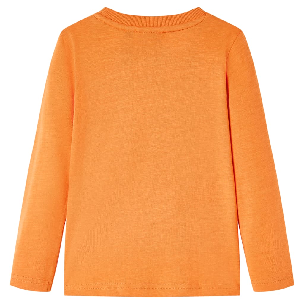 Vidaxl Child's Shirt à manches longues 140 orange foncé