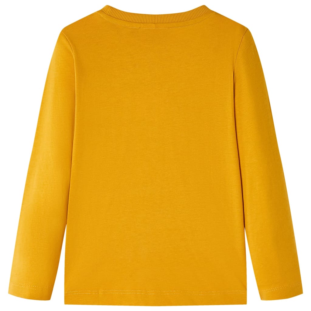 Vidaxl Children's Shirt avec manches longues 92 Ochère -colored