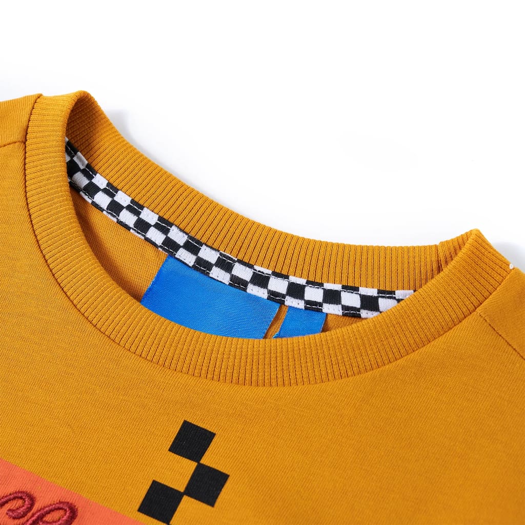 Vidaxl Children's Shirt à manches longues 116 Ochère -colored