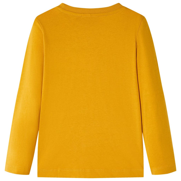 Vidaxl Children's Shirt à manches longues 128 Ochère Couleur