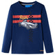 Vidaxl Child's Shirt à manches longues 104 bleu marine