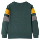 Pull pour enfants Vidaxl 140 vert foncé - afbeelding 2