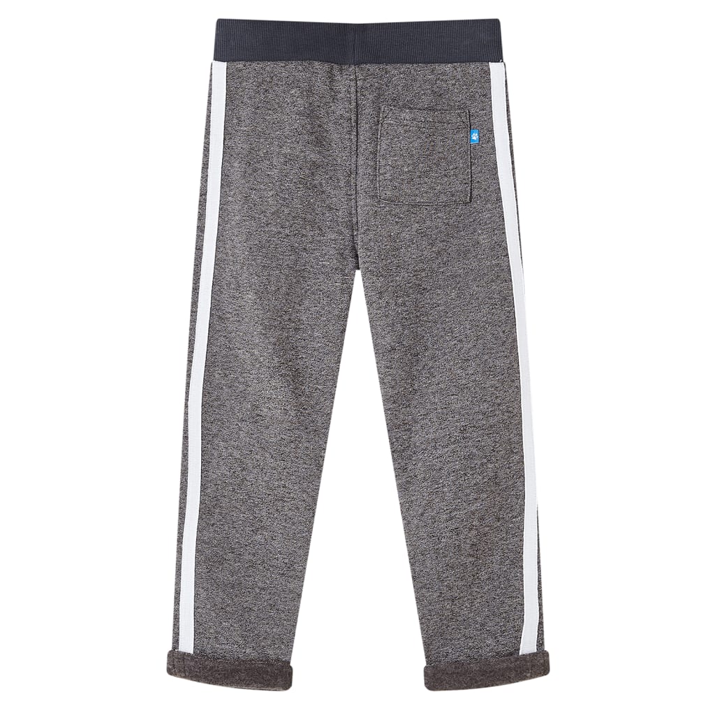 Vidaxl Pantalon de jogging pour enfants 104 gris foncé mixte