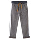 Vidaxl pantalon de jogging pour enfants 128 gris foncé mixte