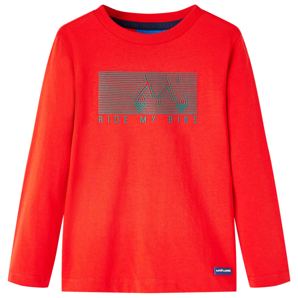 Vidaxl Children's Shirt à manches longues 92 rouge