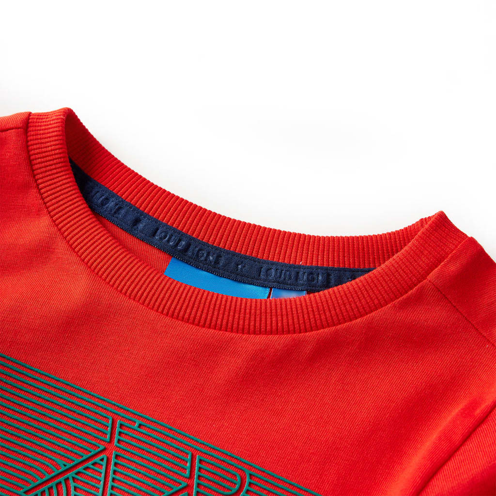 Vidaxl Child's Shirt à manches longues 104 rouge