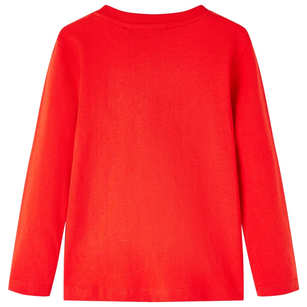 Vidaxl Child's Shirt à manches longues 116 rouge